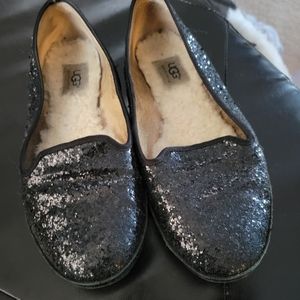 Sparkle UGG loafers